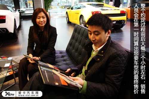 蘭博基尼預定過程